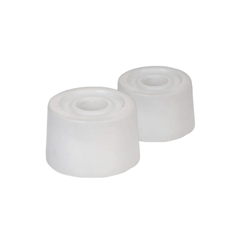 Doorstop Round White (2 Pack)